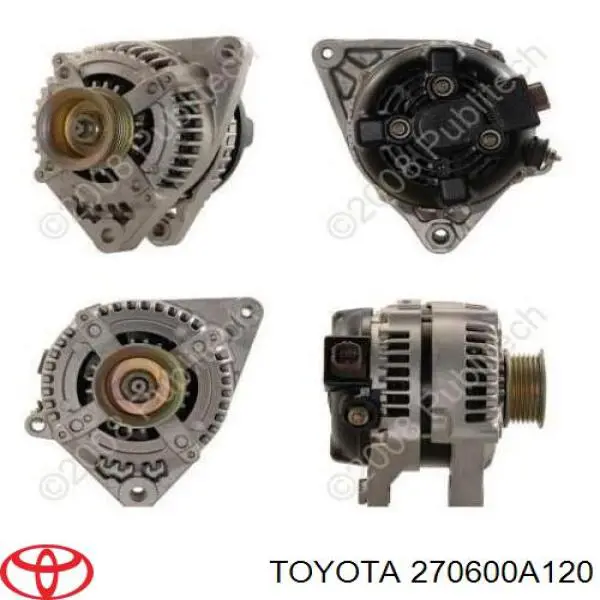 270600A120 Toyota alternador