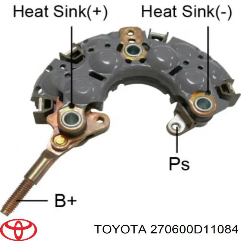 270600D11084 Toyota alternador