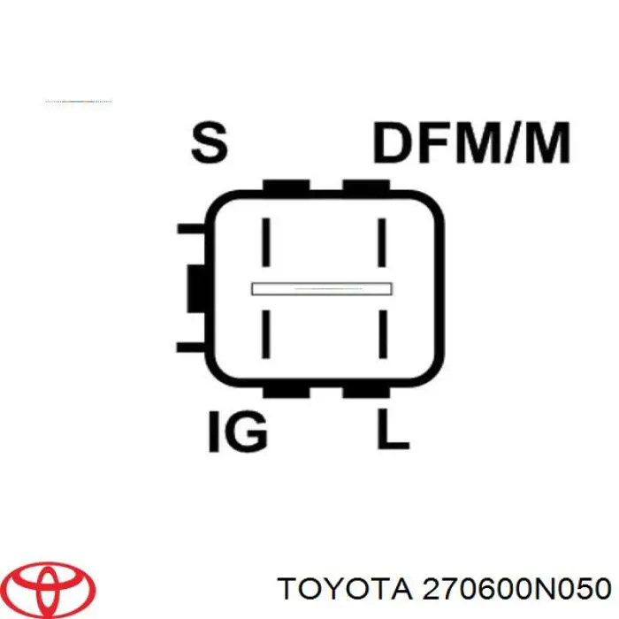 270600N050 Toyota alternador