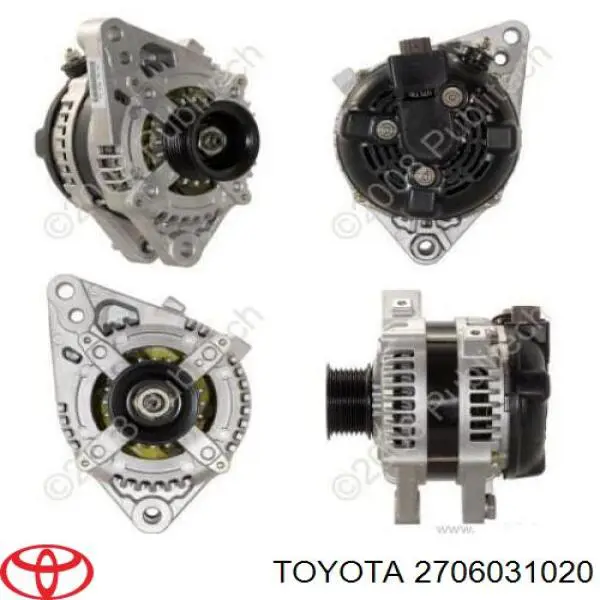 2706031020 Toyota alternador