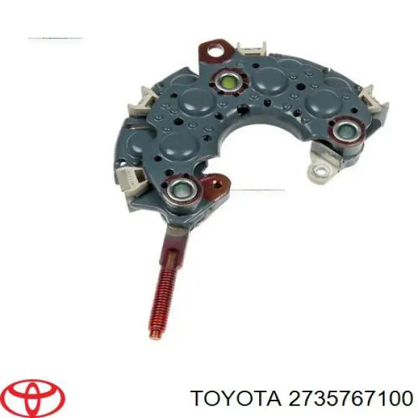 2735767100 Toyota alternador diodo puente rectificador