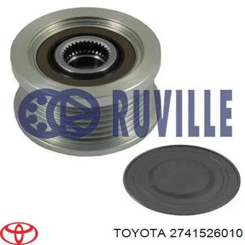 2741526010 Toyota poleas juego de piezas