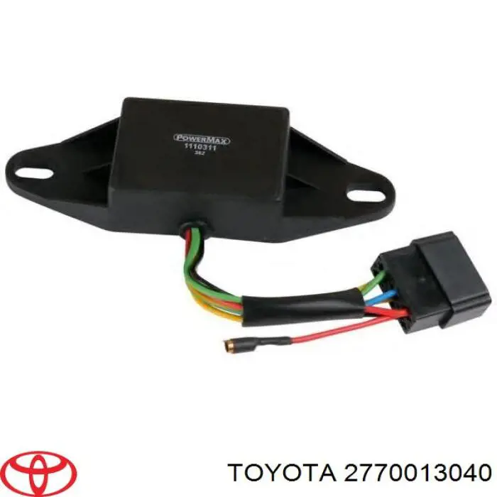 2770013040 Toyota regulador de rele del generador (rele de carga)