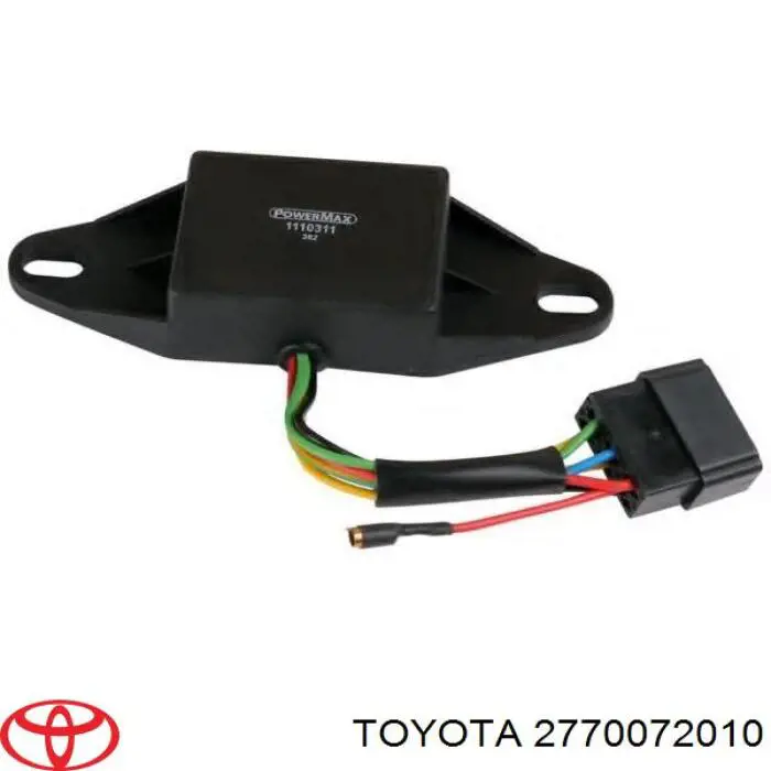 2770072010 Toyota regulador de rele del generador (rele de carga)