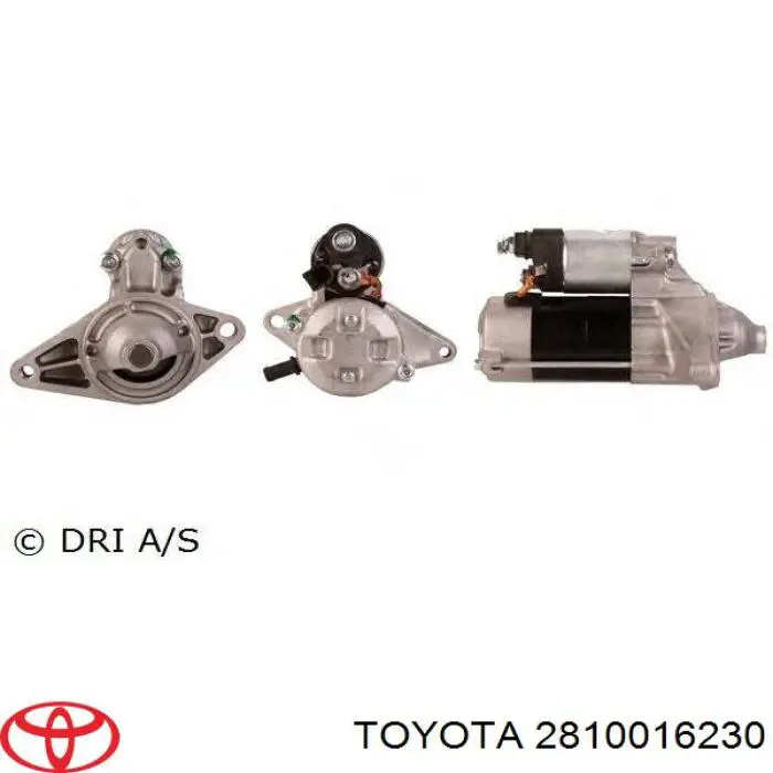 2810016230 Toyota motor de arranque