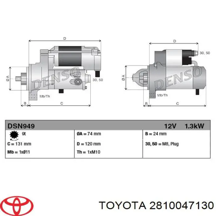 2810047130 Toyota 