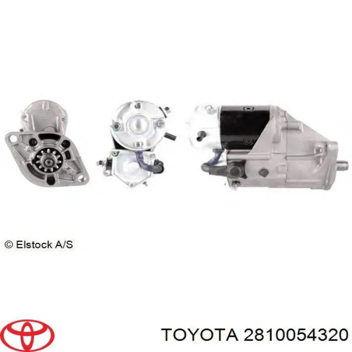 2810054320 Toyota motor de arranque