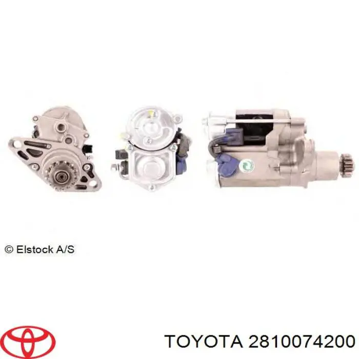 2810074200 Toyota motor de arranque