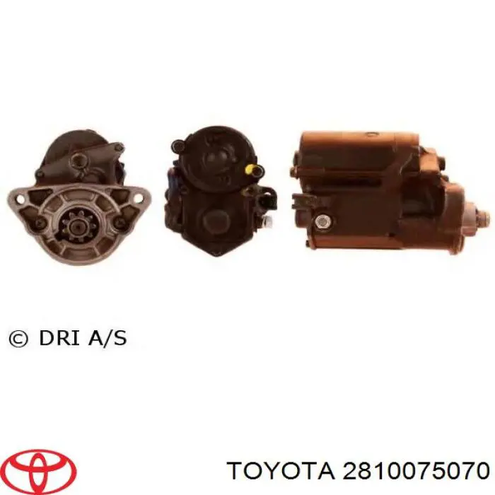 281007507084 Toyota motor de arranque