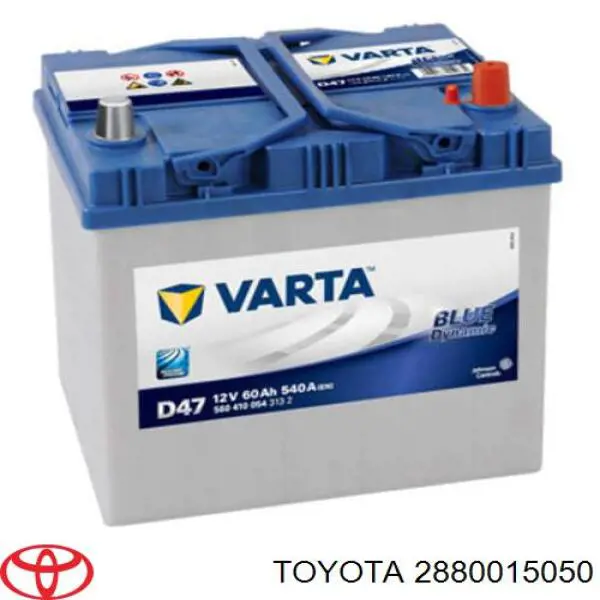 2880015050 Toyota batería de arranque