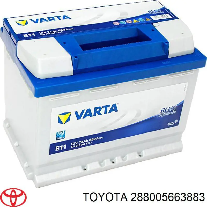 288005663883 Toyota batería de arranque