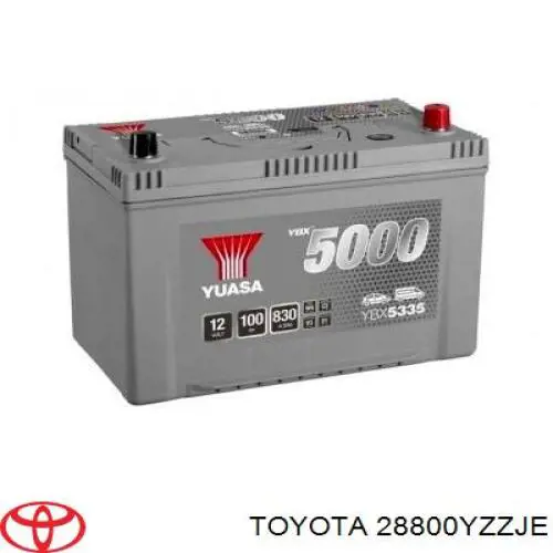 28800YZZUS Toyota batería de arranque