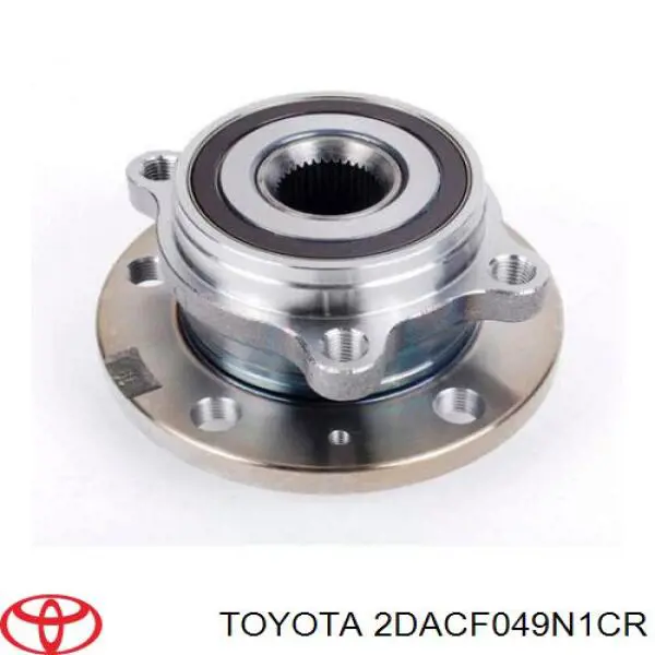 2DACF049N1CR Toyota cojinete de rueda trasero