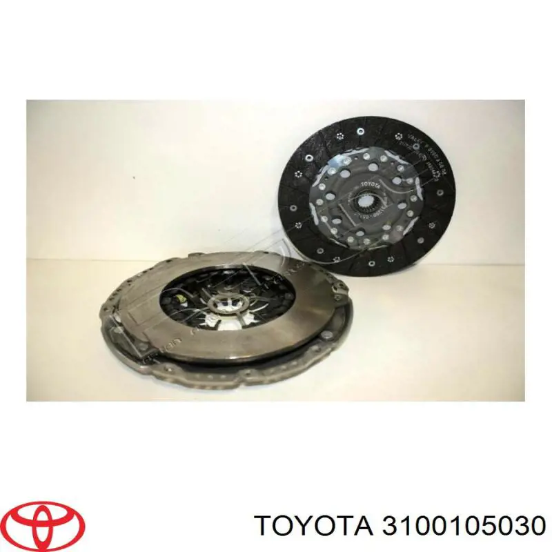 3100105030 Toyota kit de embrague (3 partes)