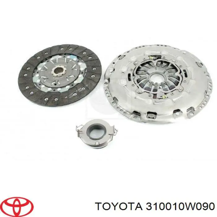 310010W090 Toyota kit de embrague (3 partes)