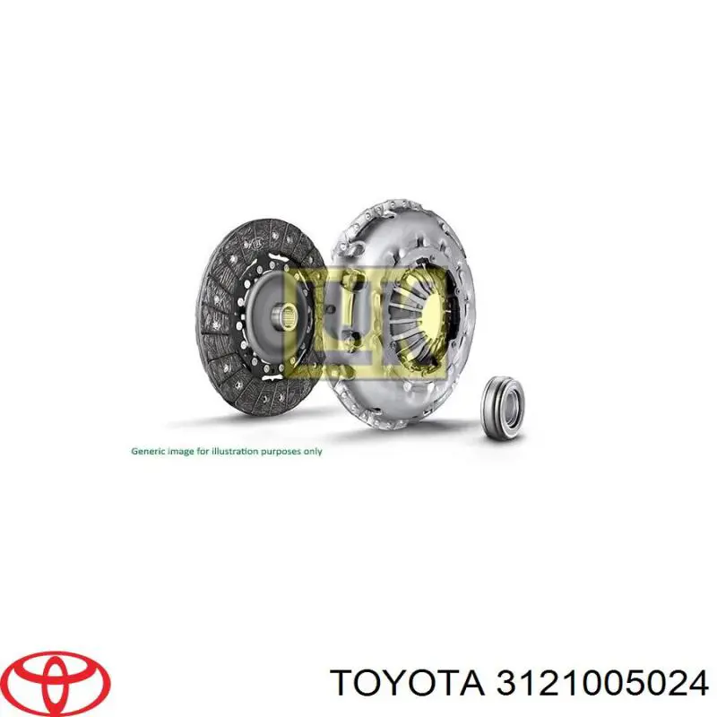 3121005022 Toyota plato de presión del embrague