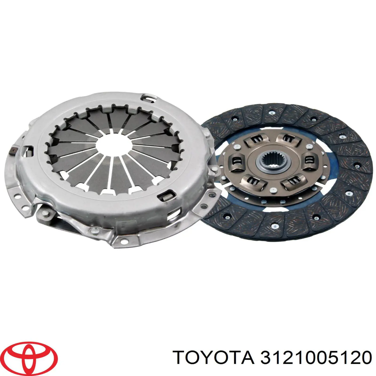 3121005121 Toyota plato de presión del embrague