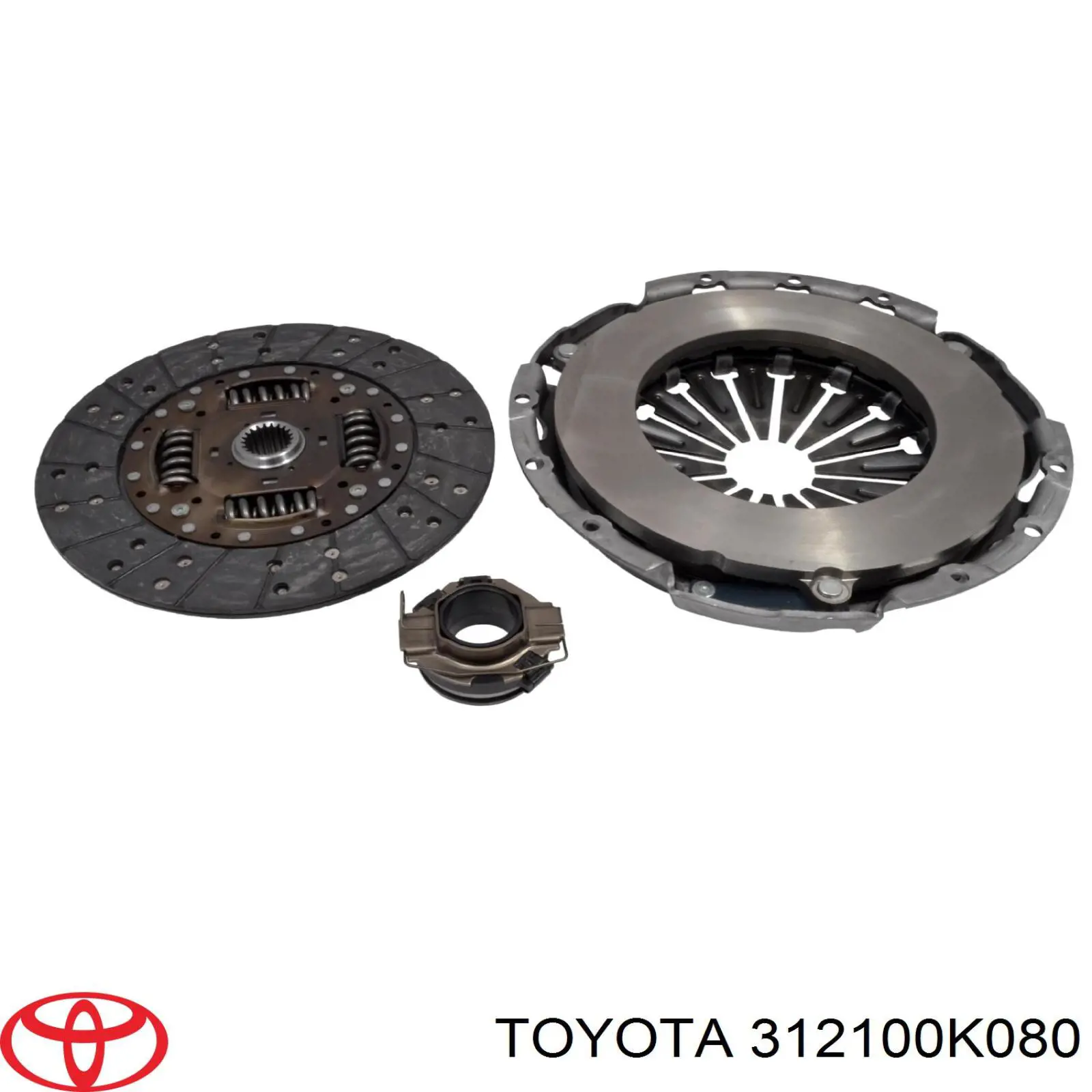 312100K080 Toyota plato de presión del embrague