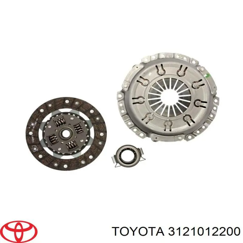 3121012200 Toyota plato de presión del embrague