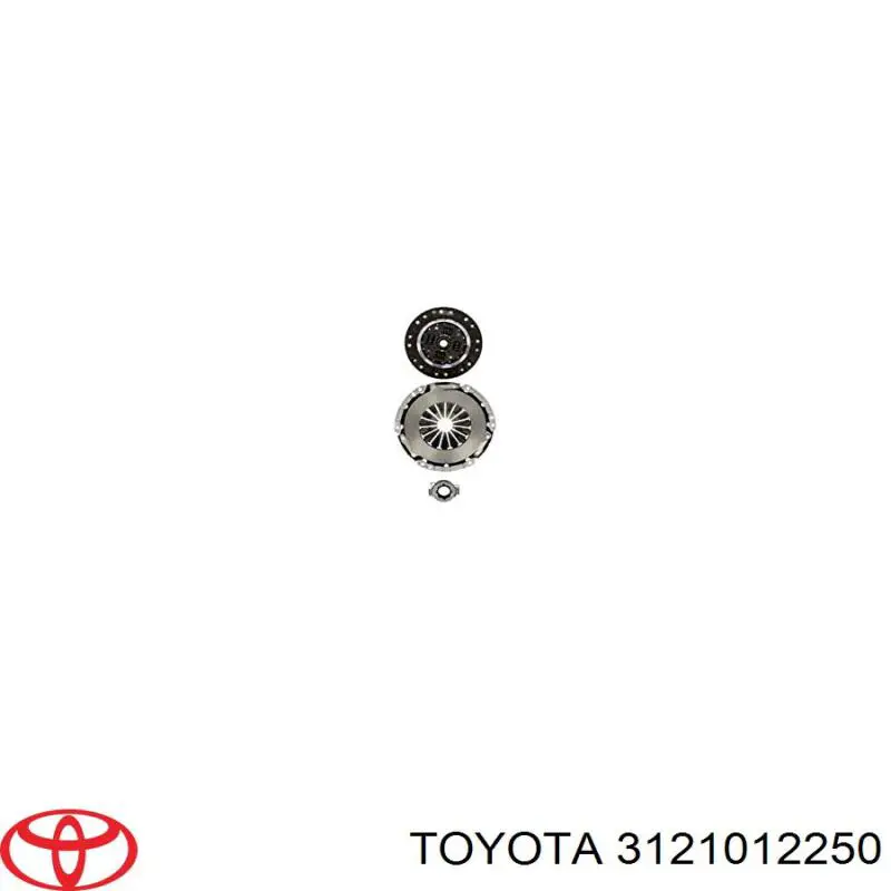 3121012250 Toyota plato de presión del embrague