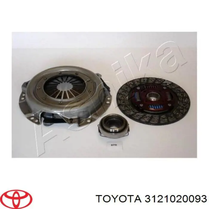 3121020093 Toyota plato de presión del embrague