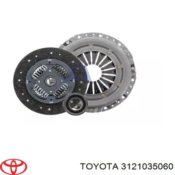 3121026100 Toyota plato de presión del embrague