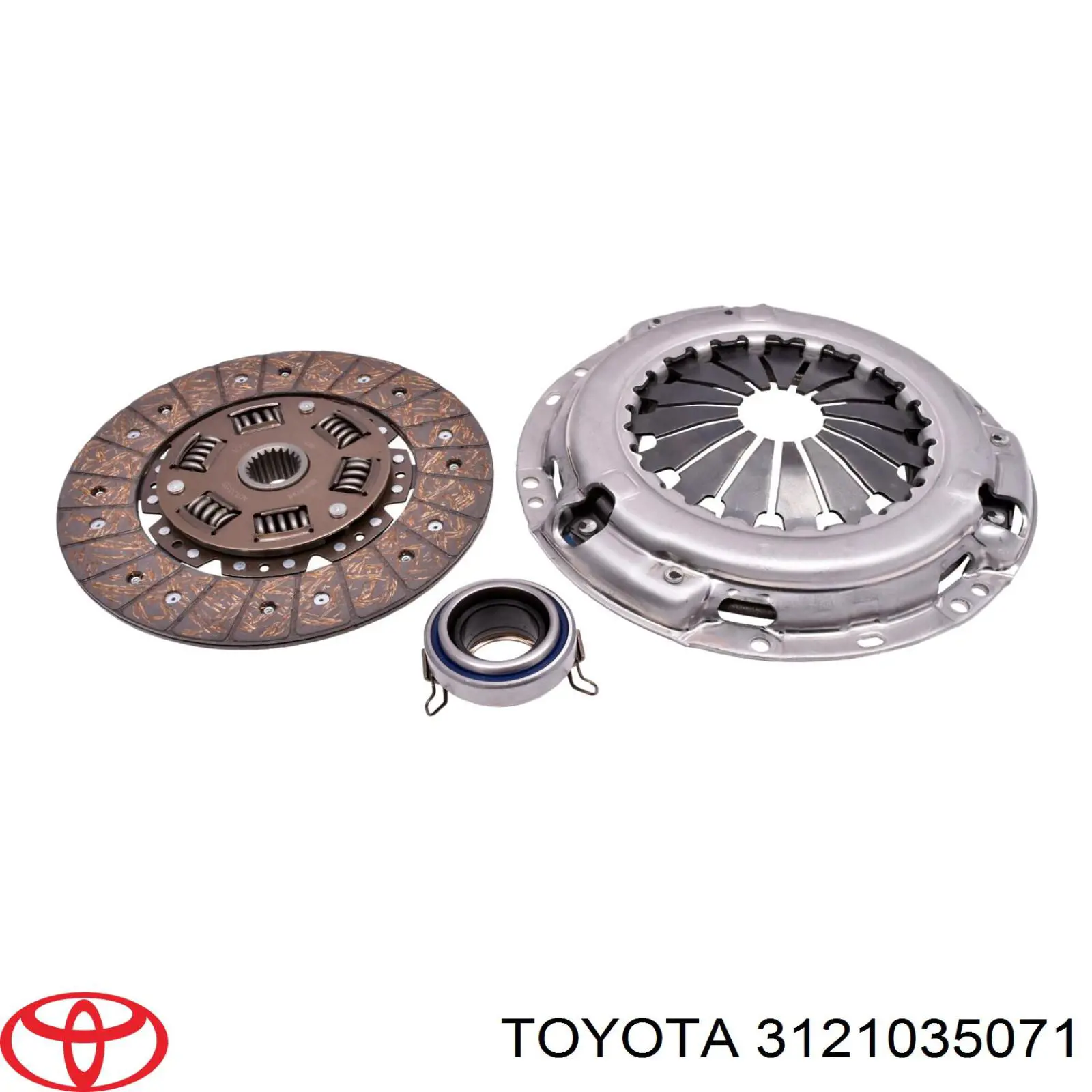 3121035071 Toyota plato de presión del embrague