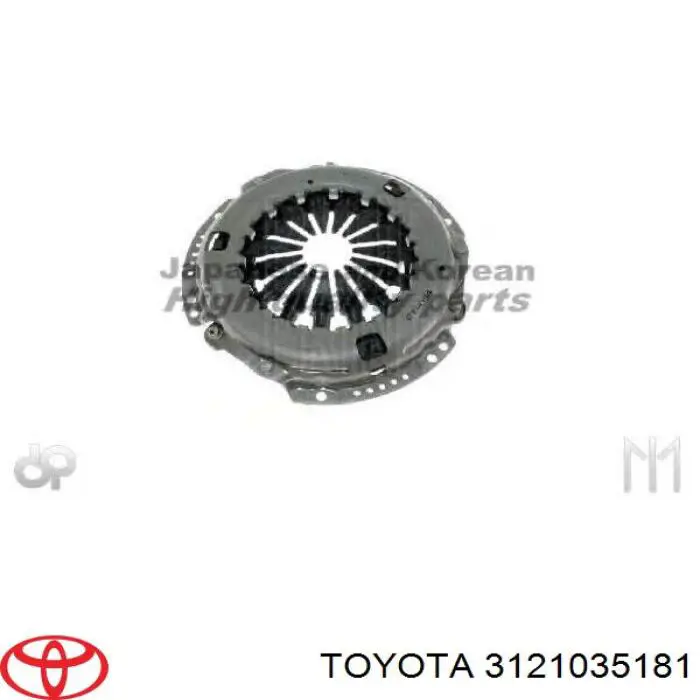 3121035181 Toyota plato de presión del embrague