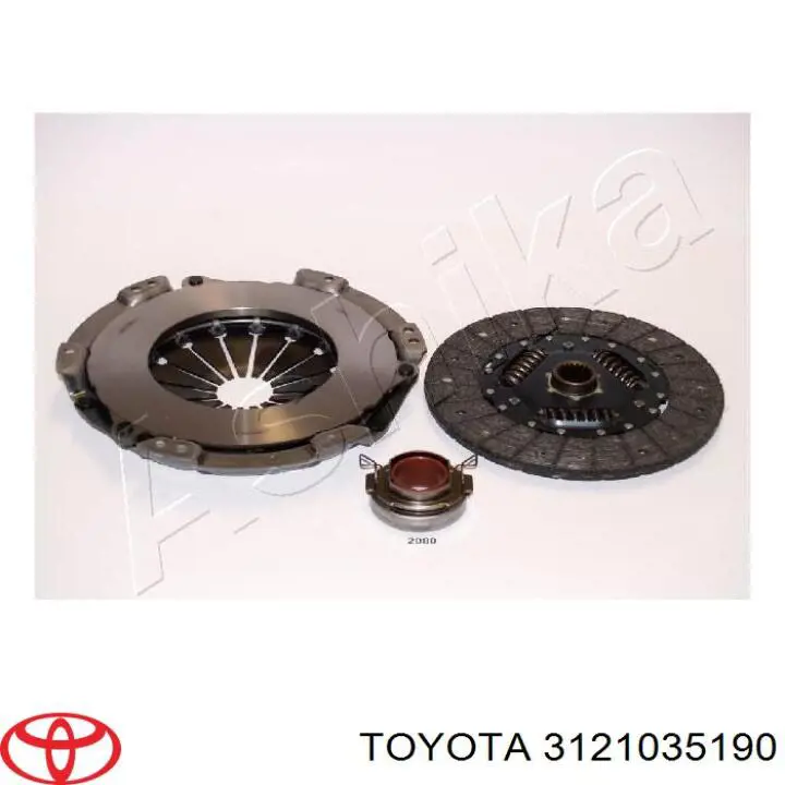 3121035192 Toyota plato de presión del embrague