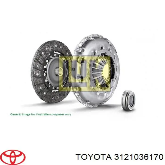 3121036170 Toyota plato de presión del embrague