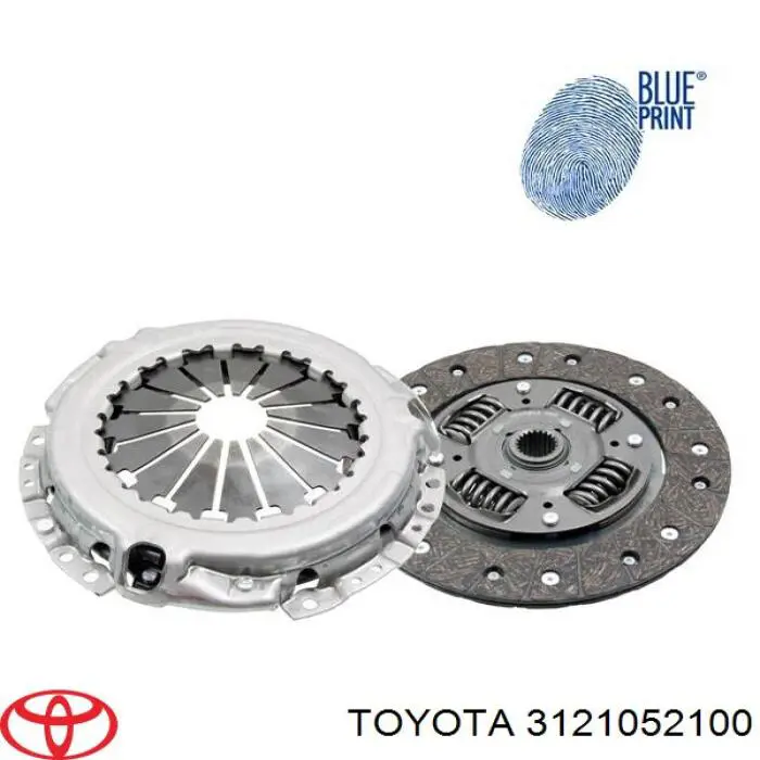 3121052100 Toyota plato de presión del embrague