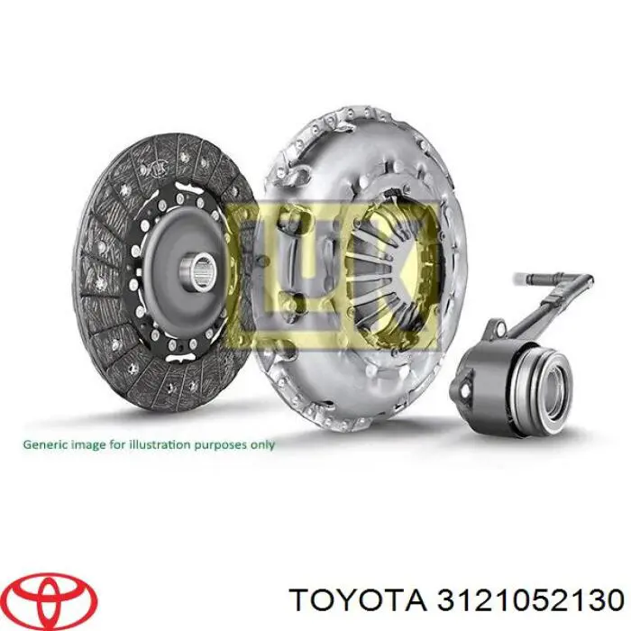 3121052130 Toyota plato de presión del embrague