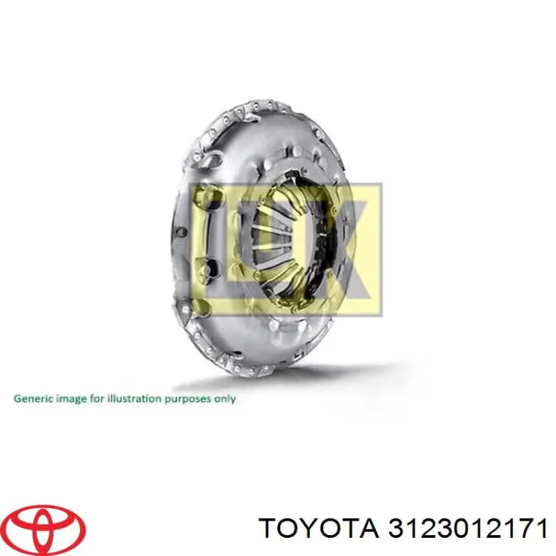 3123012171 Toyota cojinete de desembrague