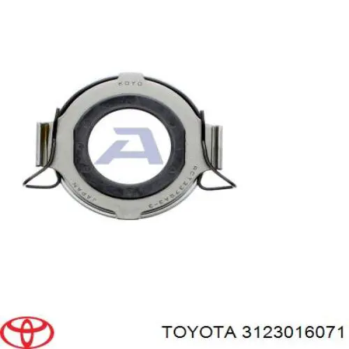 3123016071 Toyota cojinete de desembrague