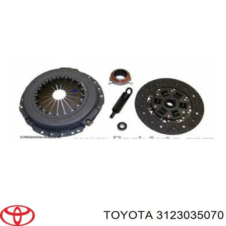 3123035070 Toyota cojinete de desembrague