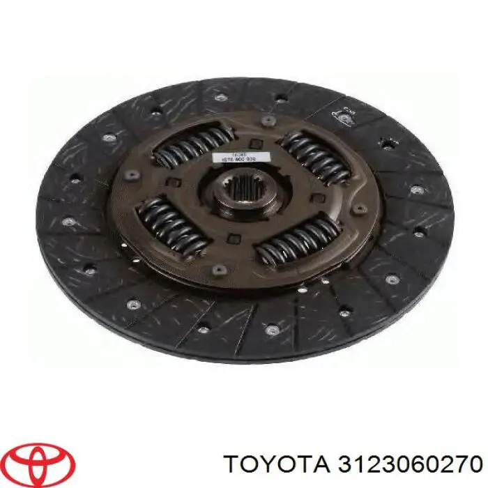 3123060270 Toyota kit de embrague (3 partes)