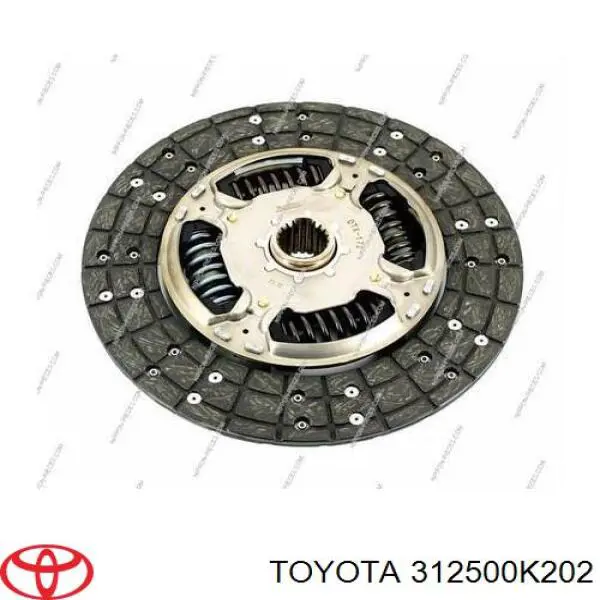 312500K202 Toyota disco de embrague