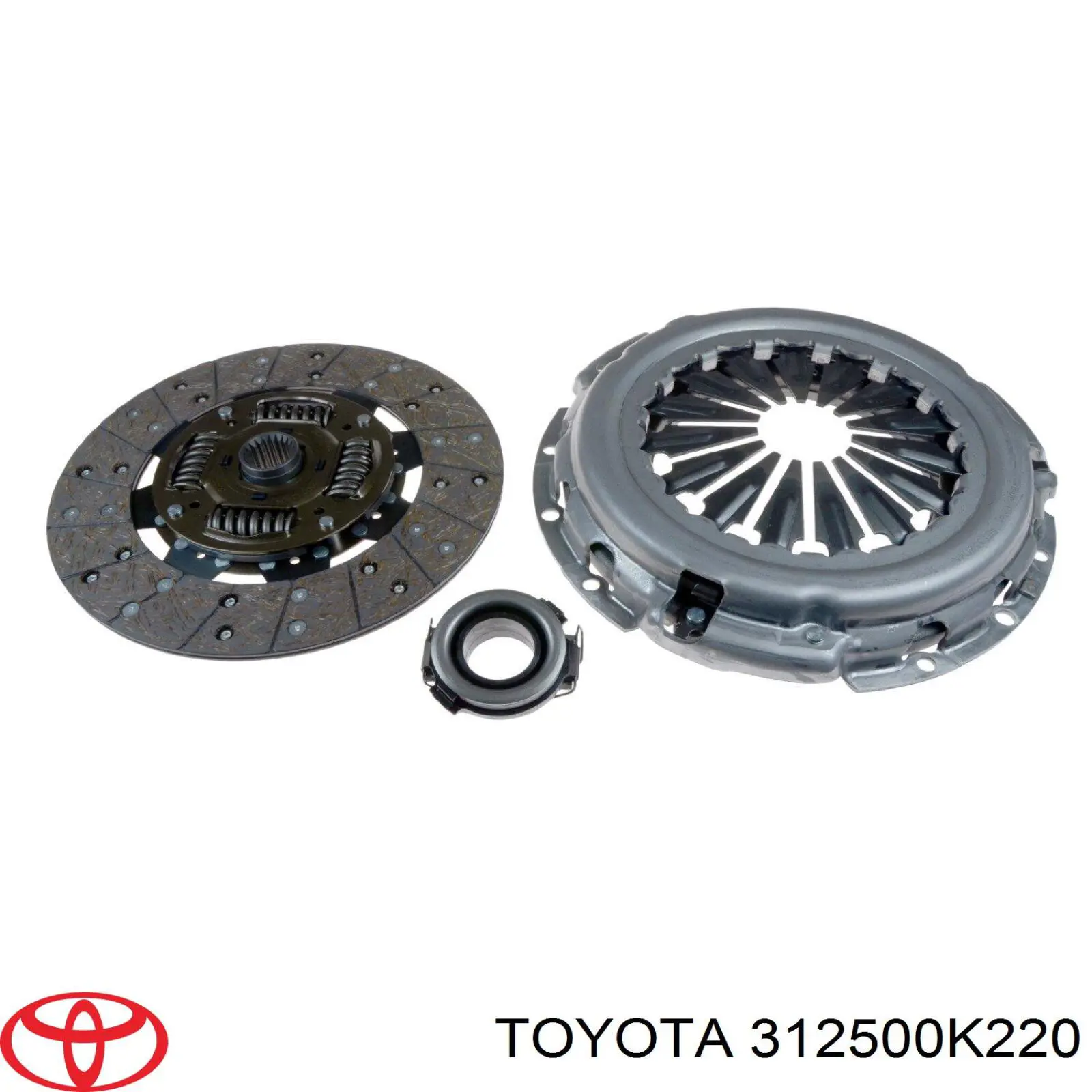 312500K220 Toyota disco de embrague