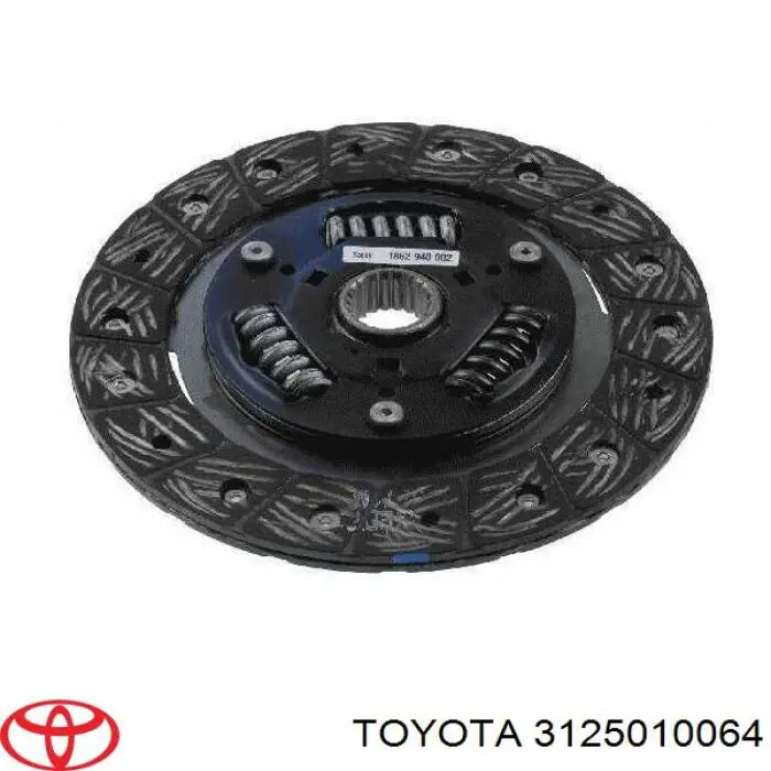 3125010064 Toyota disco de embrague