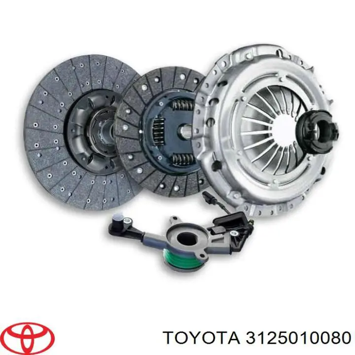 3125010080 Toyota disco de embrague