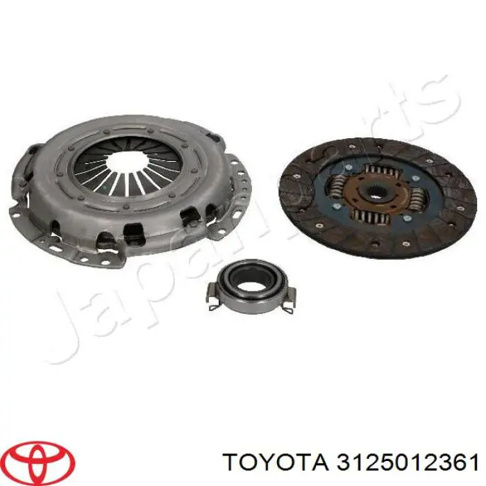 3125012361 Toyota disco de embrague