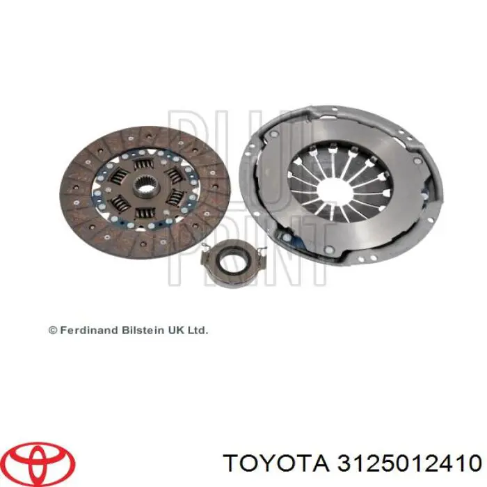 3125012410 Toyota disco de embrague