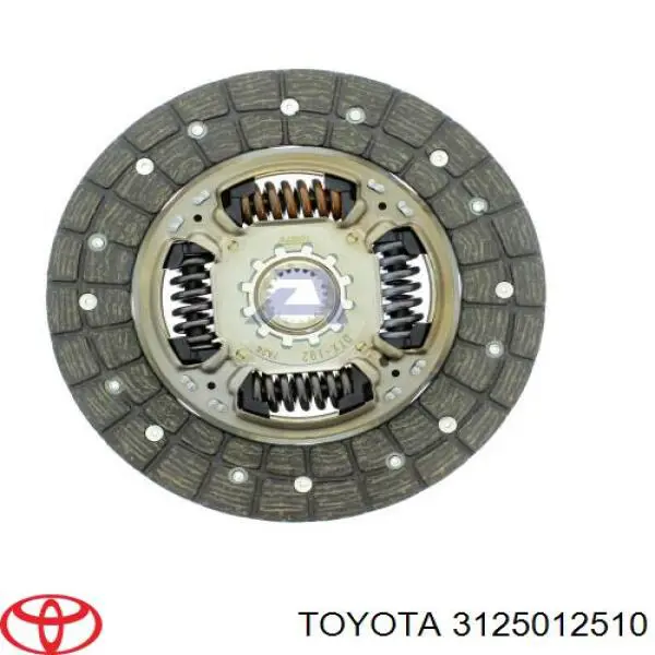 3125012510 Toyota disco de embrague