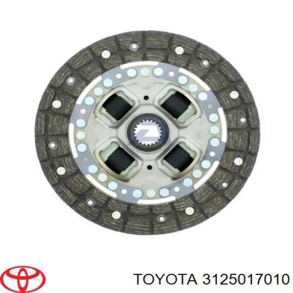 3125017010 Toyota disco de embrague