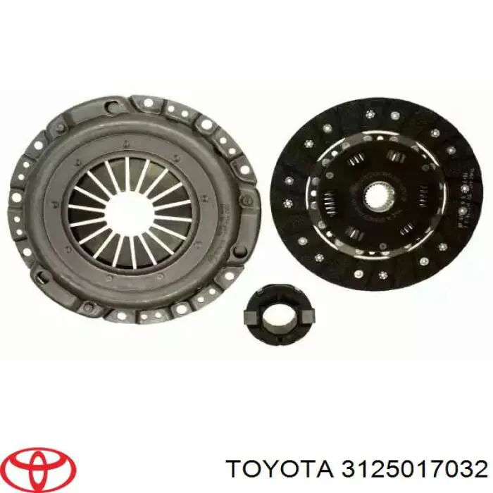 3125017032 Toyota disco de embrague