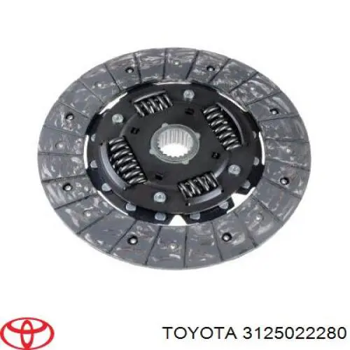 3125022250 Toyota disco de embrague