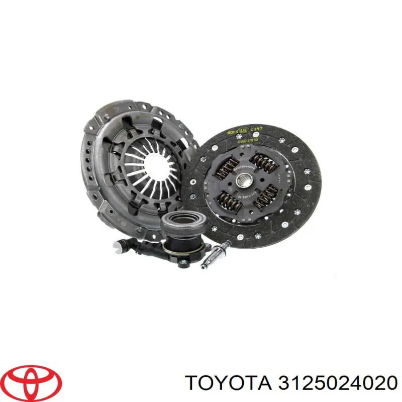 3125024020 Toyota disco de embrague