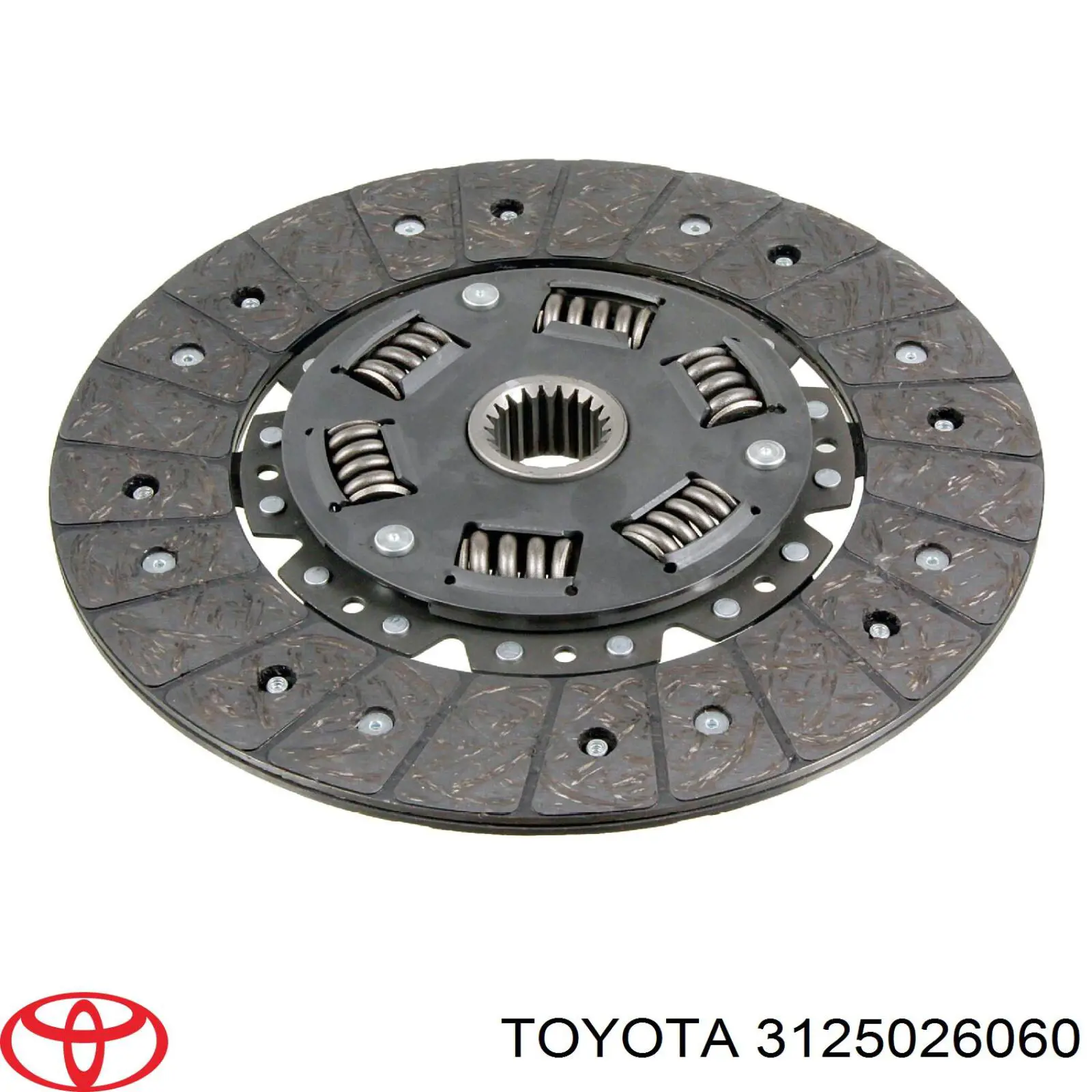 3125026060 Toyota disco de embrague