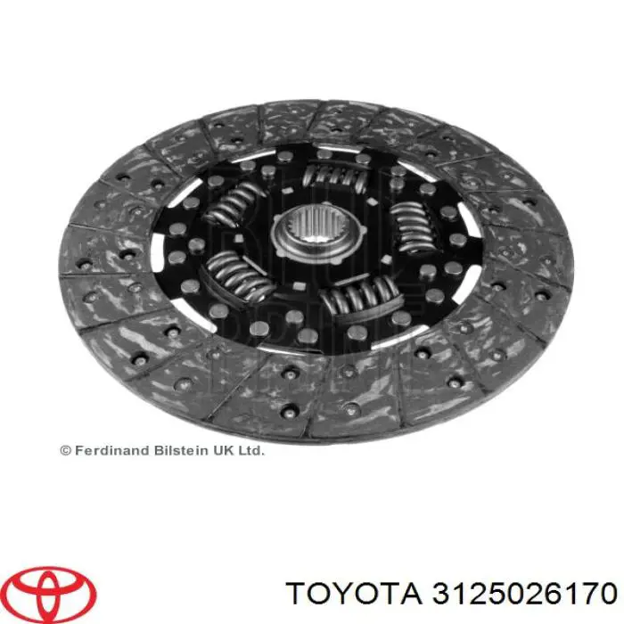 3125026170 Toyota disco de embrague