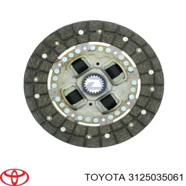 3125020117 Toyota disco de embrague